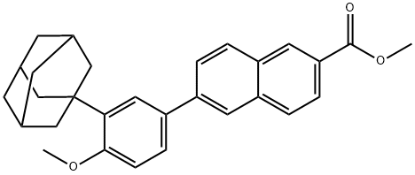Methyl 6-[3-(1-adamantyl)-4-methoxyphenyl]-2-naphthalene carboxylate (Adapalene Methyl Ester)